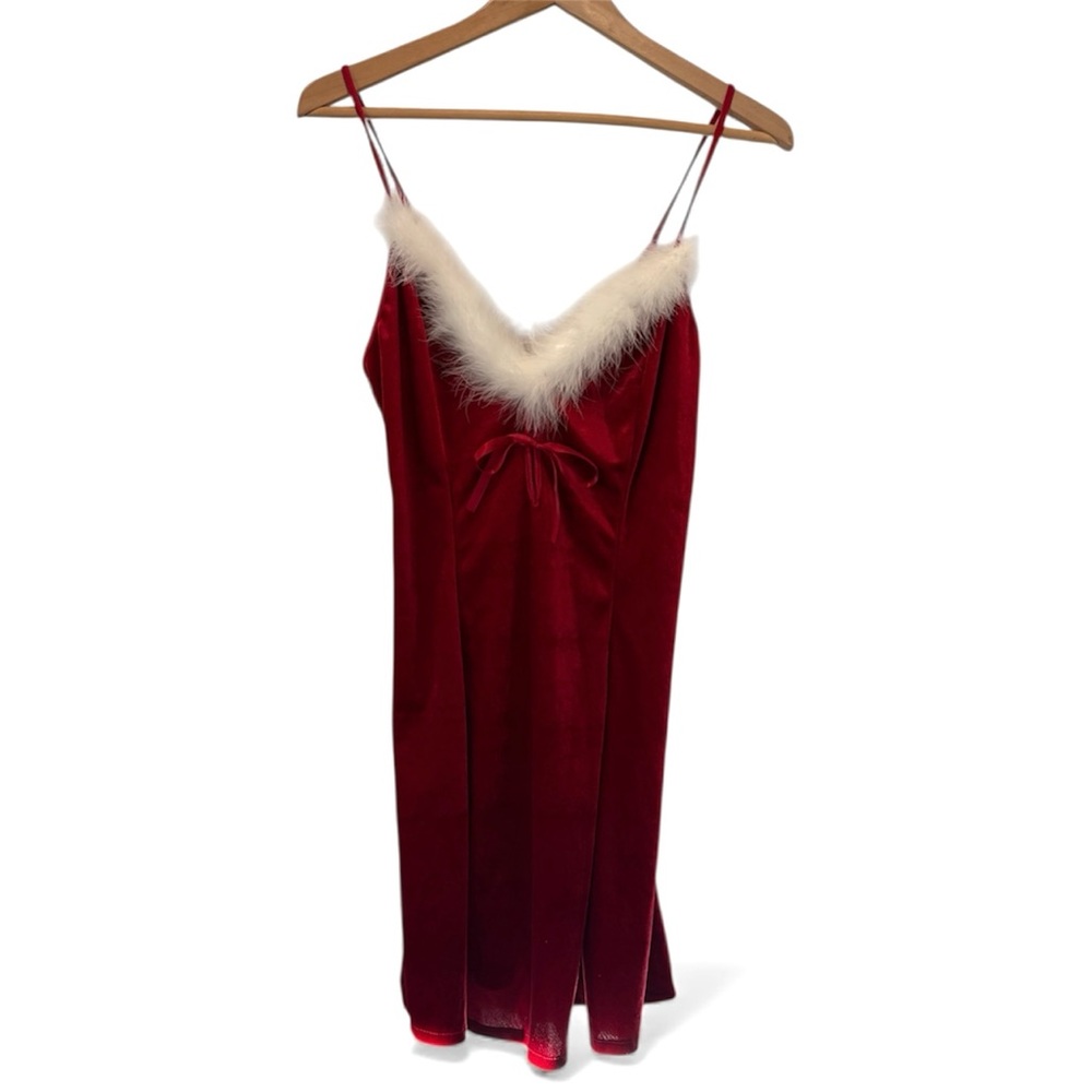 Secret Treasures Vintage Pristine Santa Baby Mrs Clause Lingerie Nighty Dress M - Picture 2 of 7